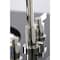 Kingston Brass FSC8939NDL NuvoFusion Widespread Bathroom Faucet W/ Brass Pop-Up, Nickl FSC8939NDL - alternate 3
